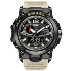 latest patient design 1545D outdoor waterproof dual time mens digital sport watch