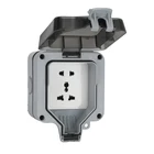 Single Multi Functional Five Hole Socket Switch Outdoor Weatherproof Socket Box Electrical Switch Socket