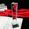 3d Laser Crystal Glass Cube/Crystal Trophy Cube