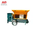 With specially mixing blades WF5 light foam concrete block machine