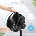 Portable 6 Inch Home Appliances Quiet Operation 5V Mini Table Laptops Desk Fan with USB Cable