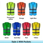 Hot Selling Safety Vest Zip Safety Reflective Vest