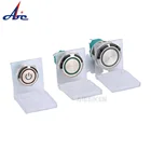 WPC-22 Waterproof Transparent 22mm Push Button Switch With Square Plastic Protective Cover