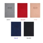 2020 2021 Organizer Custom B5 PU Diary Leather Notebook Dotted Undated Hardcover Journal A5 Weekly Monthly Daily Planner