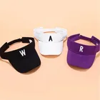 ACE embroidery sun visor hat golf sun visor hats wholesale cotton high crown ladies sun visor cap