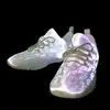 Shenzhen top line glitter shoe led light up dance shoes back to the futur 2 light up shoes