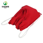 Organic Cotton Tote Bag Oem Red Shopping Packaging Heavy Backpack Canvas 100%