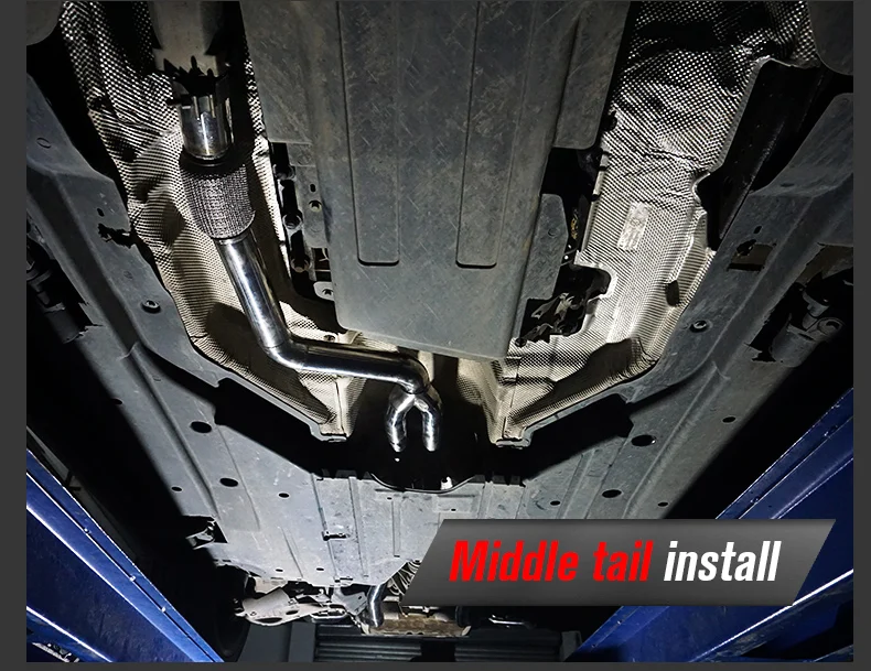 Exhaust Catback with electronic Valve mufflers for Land Rover Velar Exhaust System Valvetronic Cat-back Exhaust Muffler Pipe