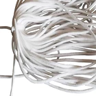 3mm 5mm Polyester+Spandex round and flat shape elastic earloop ear band for sale