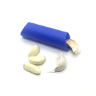 BHD Custom Easy Roller Tube Useful Garlic Odorfree Kitchen Tool Food Grade FDA Flexible Rolling Silicone Garlic Press