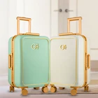 External Top Quality Hand Luggage Trolley Bags ABS PC Smart GPS