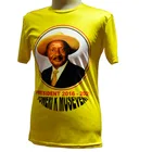 Wholesale clothing design China import o-neck election t shirts with custom labels cheap polyester shirts