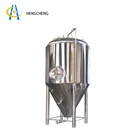 Shanghai Hengcheng good quality stainless steel beer fermentation tank with Control panel