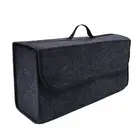 China Factory Smart Multi Pockets Auto Non Woven Folding Oem Best Back Seat Car Trunk Organizer With Tablet Holder