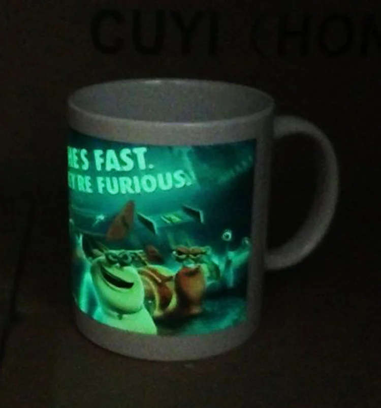 11oz luminous sublimation coating mug dishwasher cups