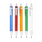 Plastic ballpoint pen hot metal 6 color promotional pen meeting minutes plastic ballpoint pen AE2216