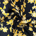 Uniform Cloth Fabrics Factory 100%Polyester Uniform Cloth Fancy Woven Printed Foil Fabric Dress Fabric