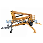 8m Trailer Mounted Cherry Picker Man Lift Manual Boom Lifts