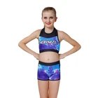 Sublimation Costume Cheerleader Custom Sublimation Cheer Practice Girls Outfit Dance Costume Cheerleading Uniforms