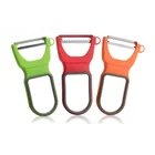 Magic Slicer Peeler (Set of 3) Trio Swiss Peelers Fruit and Vegetable Julienne Peelers