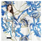 Textile supplier flashing and smooth polyester fabric digital satin fabric printing