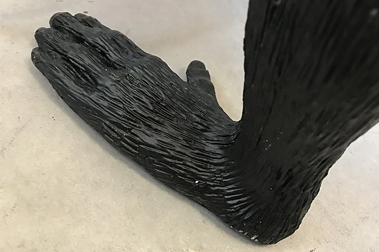 Factory price gold white black animal hanging resin chandelier pendant light led monkey lamp for children kids room