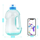 outdoor transparent sports water bottle