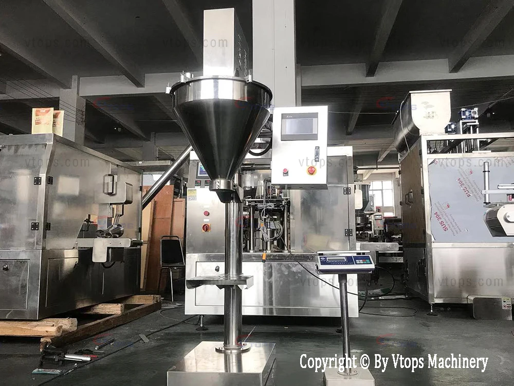 Semi Automatic Bags Bottle Soya Milk Powder Filling Packaging Machine