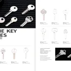 Lock Key Wireless Door Lock Key Metal Brass Keypromotional Blank Key