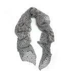 custom cotton viscose plain square blend soft scarf