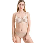 Sexy Deluster Wirefree Soft Bra,Plus Size Push Up Back Close Adjustable Unlined Soft Cotton Bra