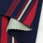Colorful 100% cotton plain dyed weft knitted stripe fabric textile