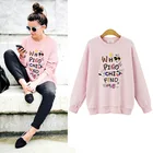 Factory direct price High quality Loose sweater sublimation hoody custom women sweat shirt