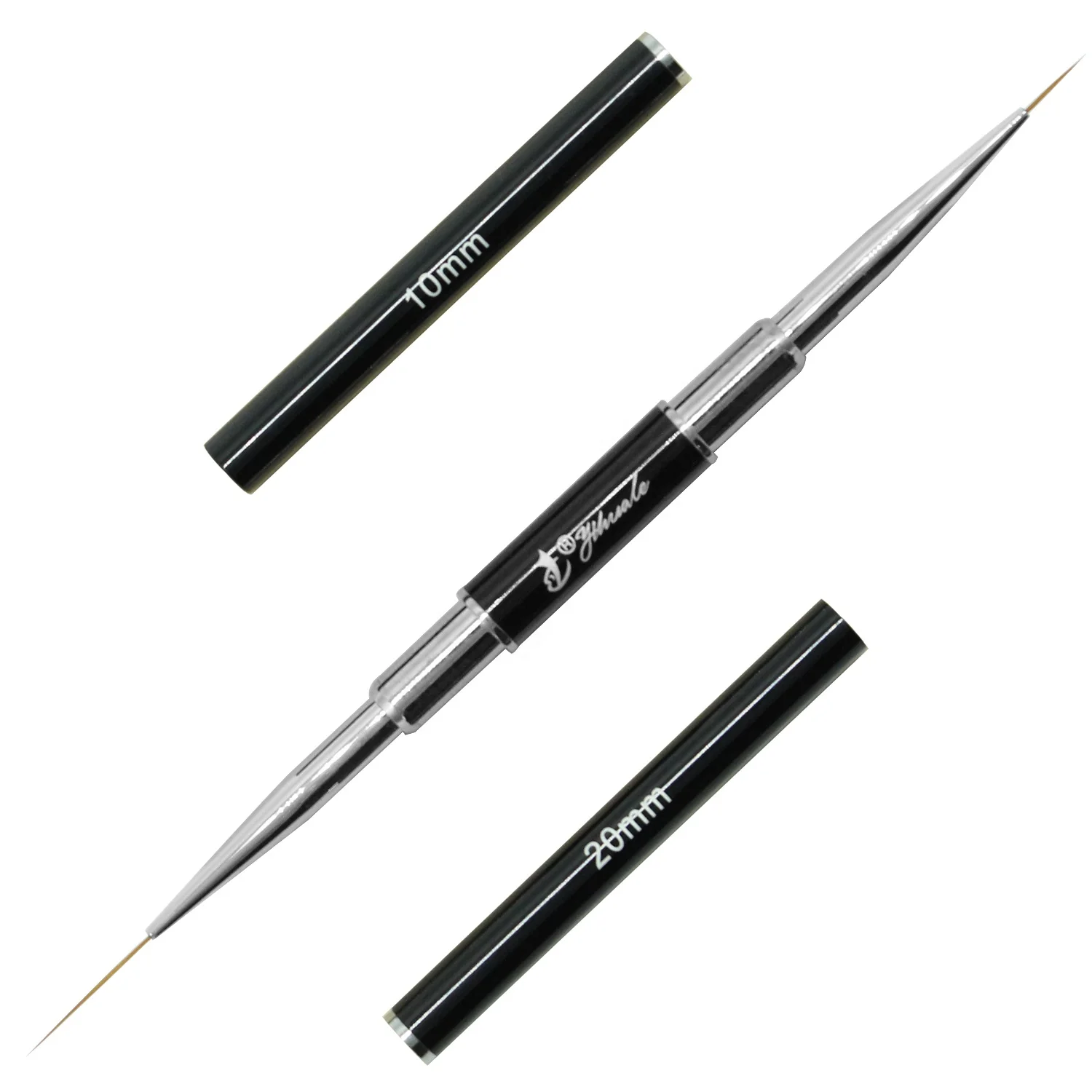 New kolinsky acrylic private label dual liner brush 2 in 1detail brush nail art set brush, Rose gold or your colors
New kolinsky acrylic private label dual liner brush 2 in 1detail brush nail art set brush, Rose gold or your colors