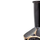 Table High Quality Creative Bottle Shape Black Luxury Polyresin Vase For Party Table Decor
