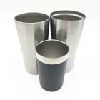 Promotional Custom 400ml Double Wall Stainless Steel Thermal Mug Car Travel Mug Coffee auto mug Print Your Custom Logo