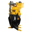 HMB200 CE/ISO 9001 excavator attachment hydraulic rotating log grapple for sale