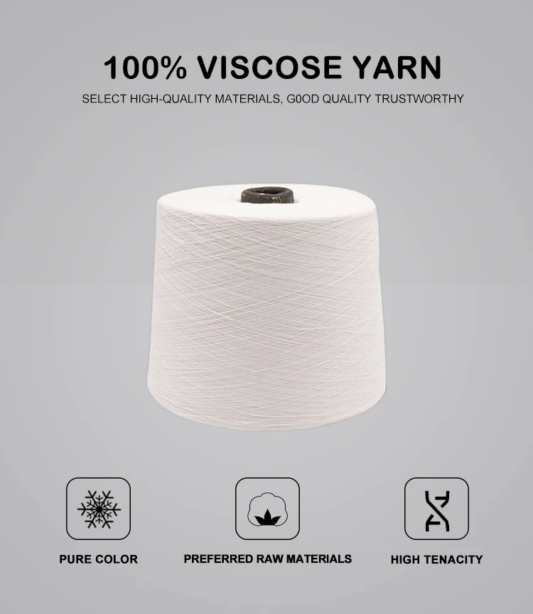100% Viscose yarn