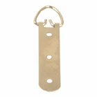 nickel plated picture hook with three hole d ring photo frame hanger hook photo frame hardware hanger hook