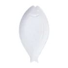 Dishes Plates Sets Dinnerware Hotel Use Fish Irregular White Ceramic Plate Sets of Dinnerware