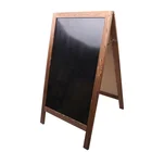 Wooden Easel Blackboard Chalkboard Sign Display Erasable Message Memo Board