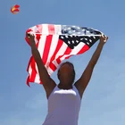 custom high quality polyester events advertising national flags