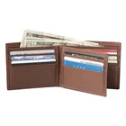 Wallet Men Custom High Quality Full Grain Men's Billfold Heavy Duty Leather Wallet