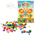 Educational Toys 3D Puzzle Montessori Toys Mushroom Nail Button Art Activity Set for Kids