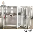 Chinese factory dual bi fold doors double internal interior