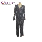 Cheap lace Maxi dress ladies long sleeve gown dress party wedding dresses wholesale D34332