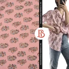 Quality assurance ready to ship classical design 100 viscose rayon printed fabric stock for scarf or blouse