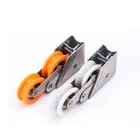 Aluminum door roller window stainless steel roller with double nylon bearing