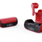 Hands Free Microphone Mini Earphones Bluetooth 5.0 Wireless Earbuds With LED Light Charging Box
