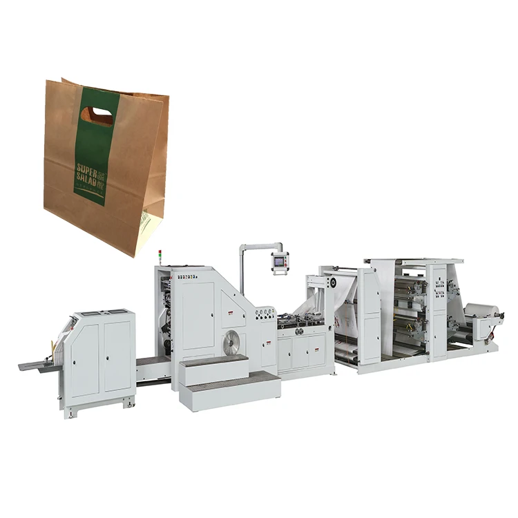 Lsb 450 Square Bottom Paper Bag Making Machine Buy Square Bottom